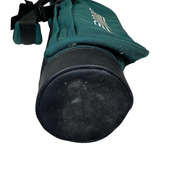 Vintage PING Sunday Carry Golf Bag Green Single Strap w/ Hood Used - Picture 4 of 5